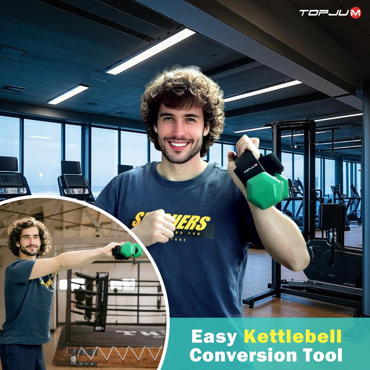 Dumbbell Foot Attachment for Leg & Tibialis Strength Training at Home