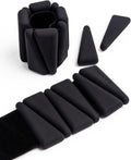 FFLLOOWW Adjustable Ankle & Wrist Weights Set, 2 lbs Each (4 lbs Total), Soft Comfortable Weights for Walking, Pilates, Barre & Home Workouts with Secure Fit for Women & Men