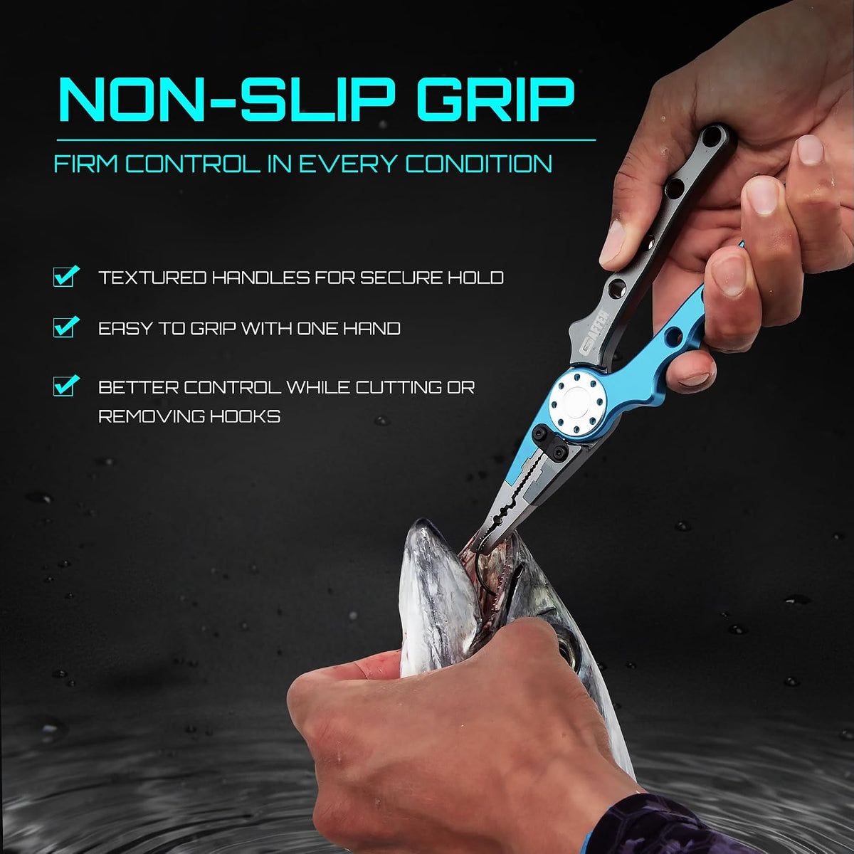 Gaffer Sportfishing Aluminum Pliers - Hook Remover & Line Cutter