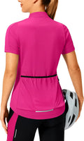 Women's Cycling Jersey Short Sleeve Bike Jersey Road Bike Shirts Biking Bicycle Tops with Pockets