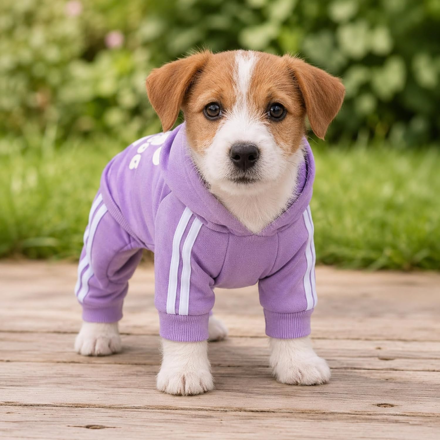 Dog Hoodie 4 Legs Jumpsuit Puppy Clothes Pullover Sweatshirt Pet Coat