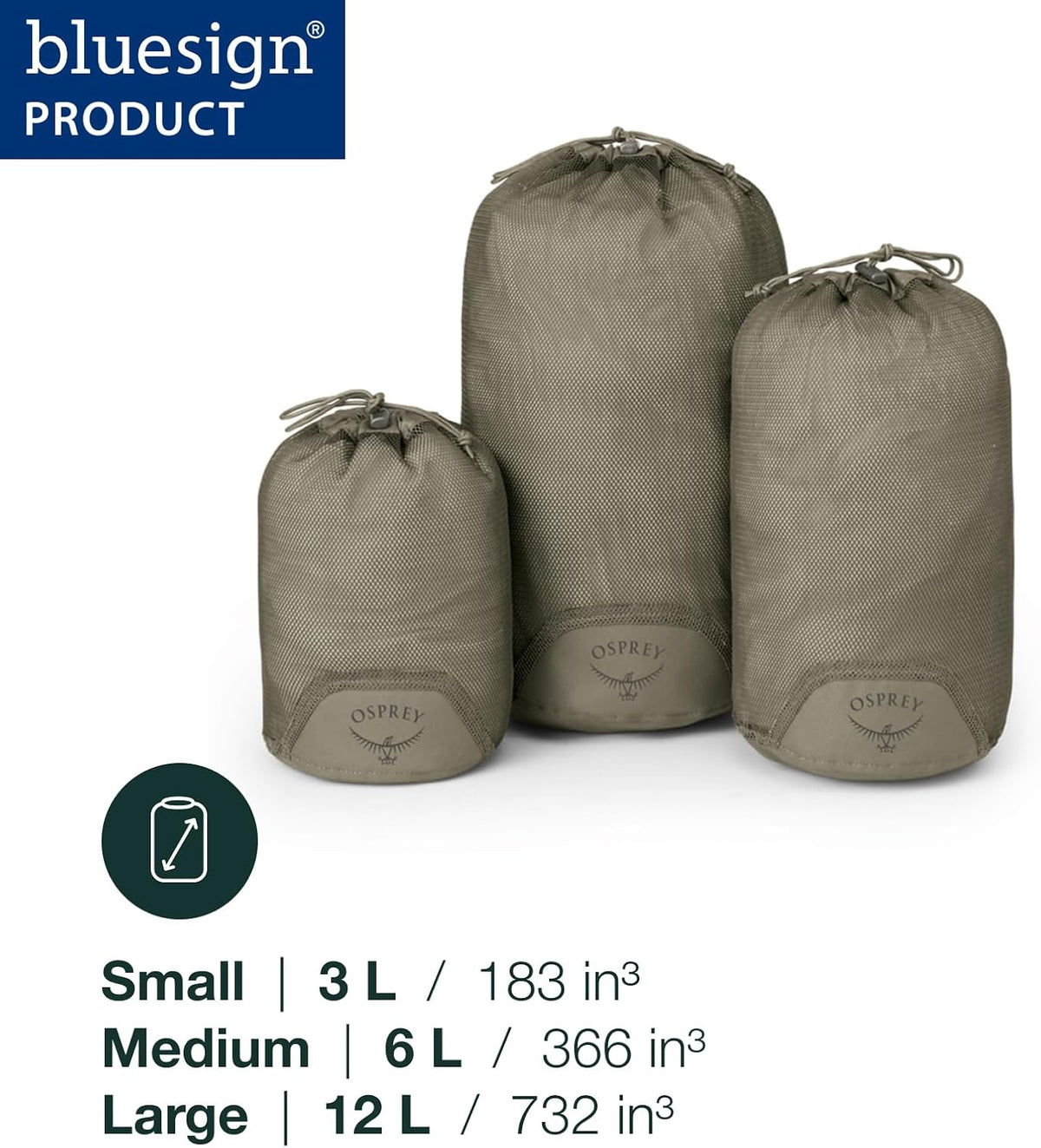 Osprey Daylite Mesh Packing Sack Set