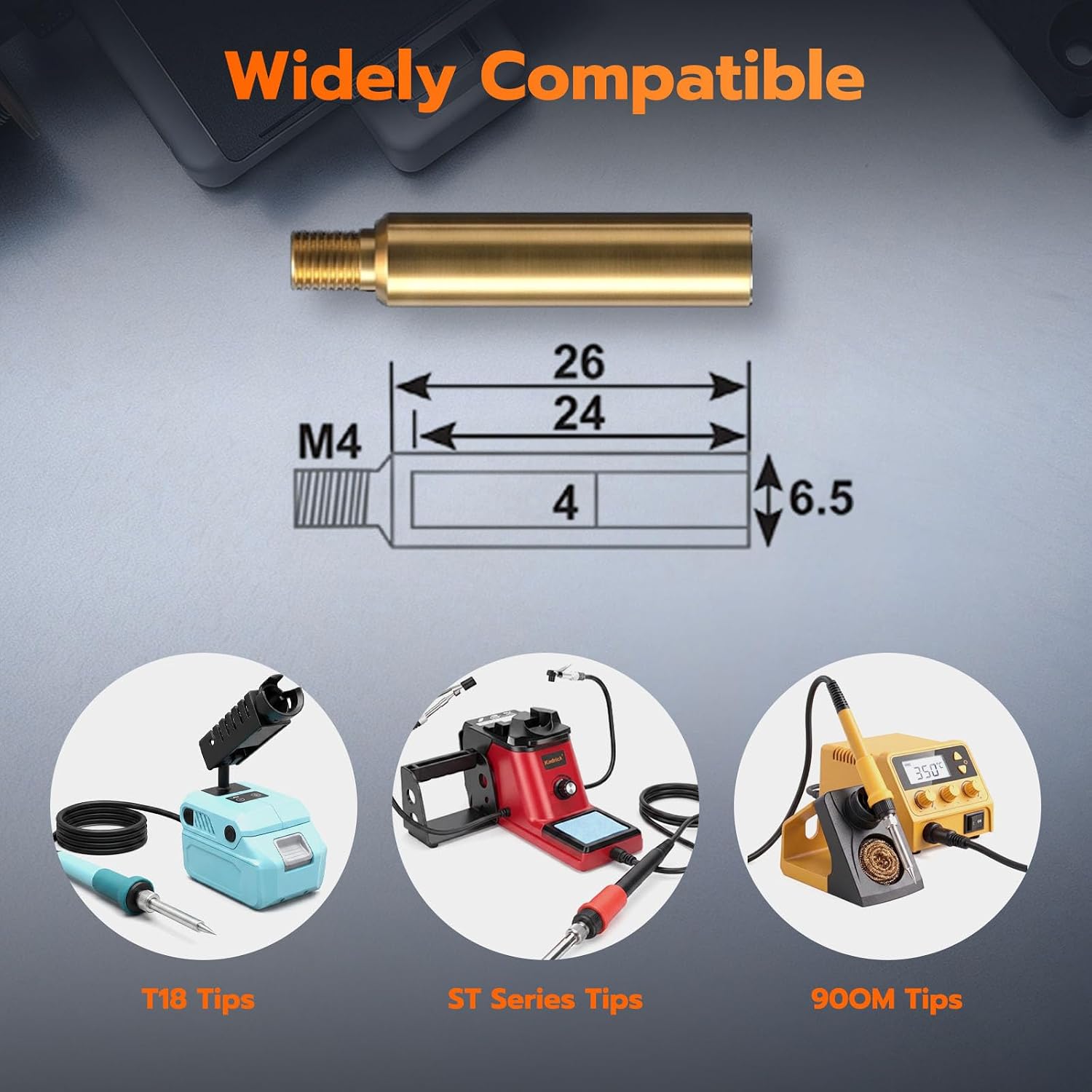 Heat Set Insert Tools kit with 60W Soldering Iron & 380 Pcs Threaded Insert