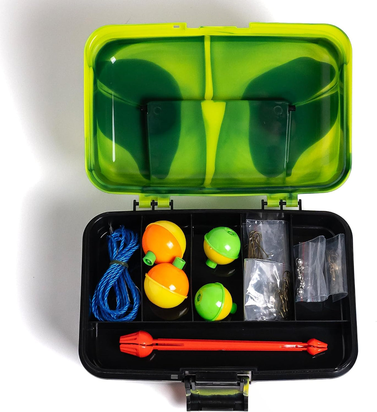 Catch Co Mystery Tackle Box Bank Fishing Essentials Tackle Box - Green