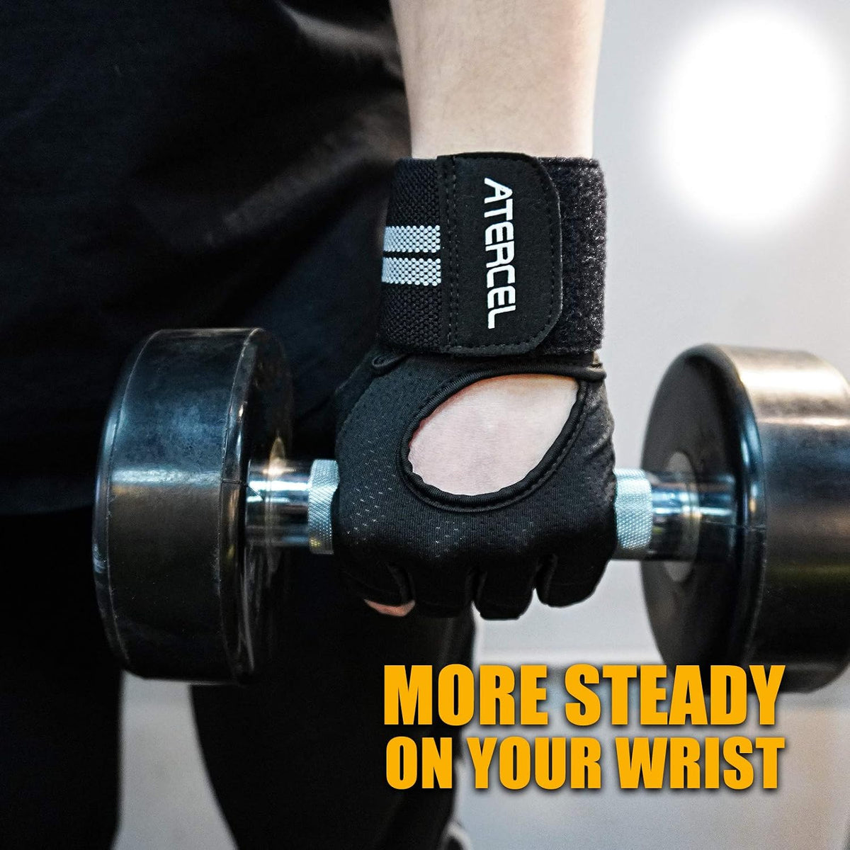 ATERCEL Workout Gloves Women with Wrist Support for Gym and Weight Lifting