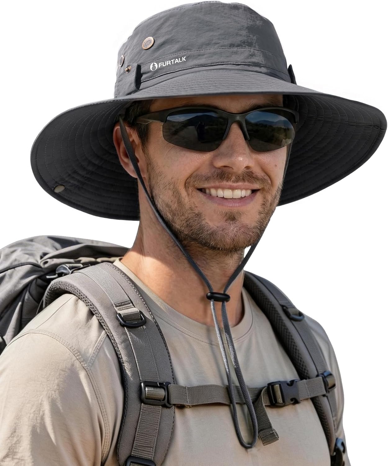 FURTALK Sun Hats for Men Fishing Hat UPF Protection Wide Brim Bucket Hat
