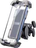 Lamicall Motorcycle Bike Phone Holder with Upgrade Quick Install Bar Clip