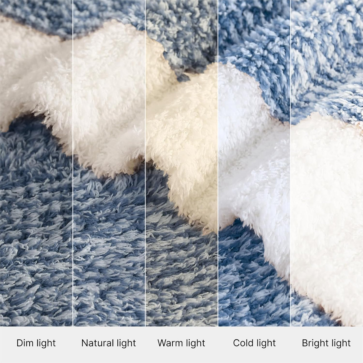 WRENSONGE Soft Throw Blanket for Couch-Cozy Reversible Knitted Blankets