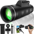 40x60 Monocular Telescope with Smartphone Adapter and Telescope Case High Powered Monocular, Compact Monocular for Wildlife, Hunting, Camping, Travel &Outdoor Adventures