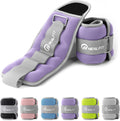 NEALFIT Ankle Weights 1/2/3/4/6/10 LBS for Men Women Kids, Leg Arm Wrist Weights with Adjustable Strap for Running, Aerobics, Strength Training, Physical Therapy, Fitness