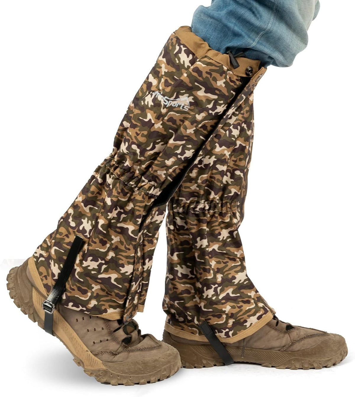 Leg Gaiters for Men Women Adjustable Gators Hiking Snow Gaiters