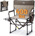 TIMBER RIDGE 400lbs Heavy Duty Camping Chair Portable Directors Chair
