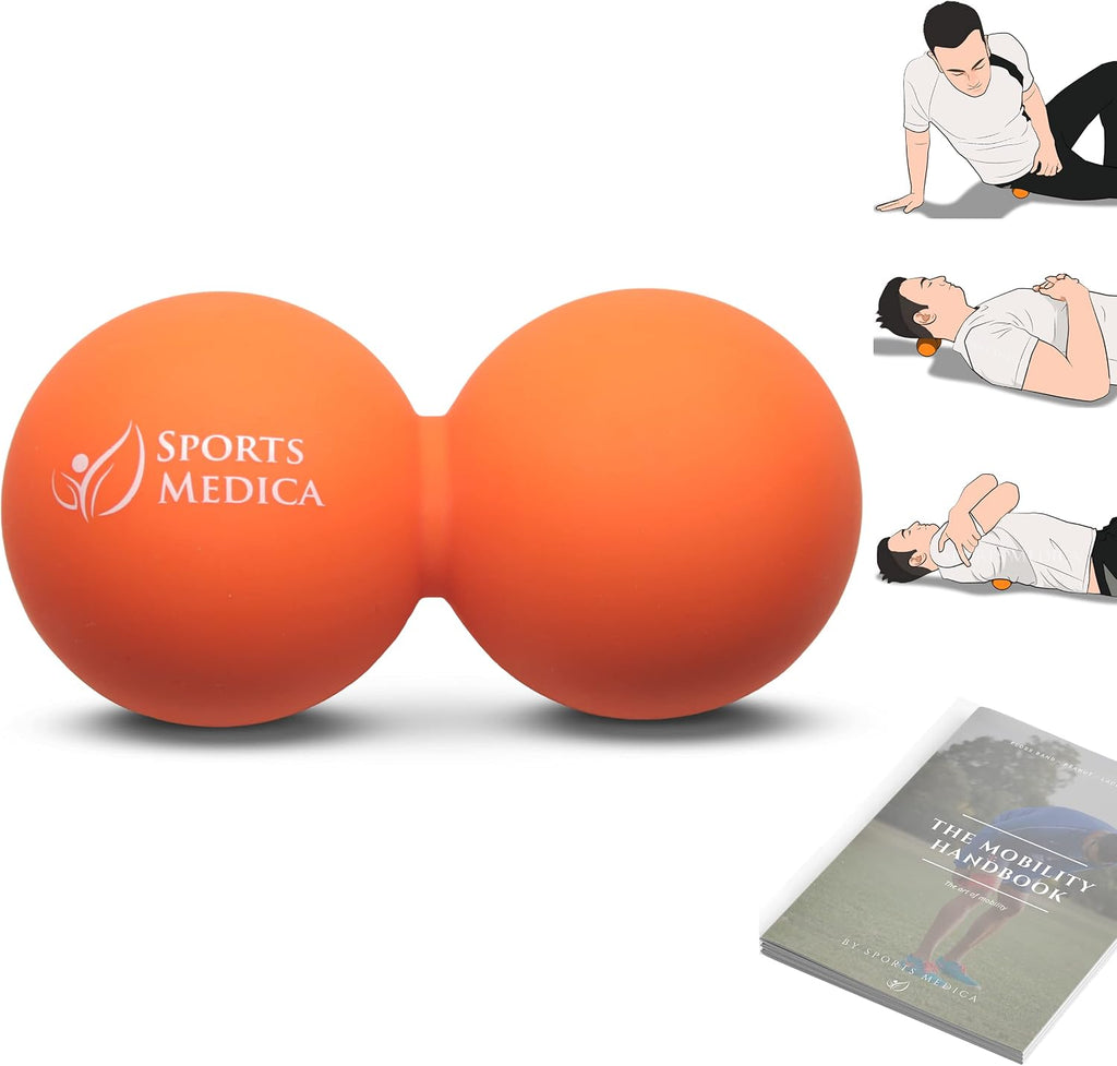Sports Medica Peanut Massage Ball, Double Lacrosse and Peanut Ball Therapy