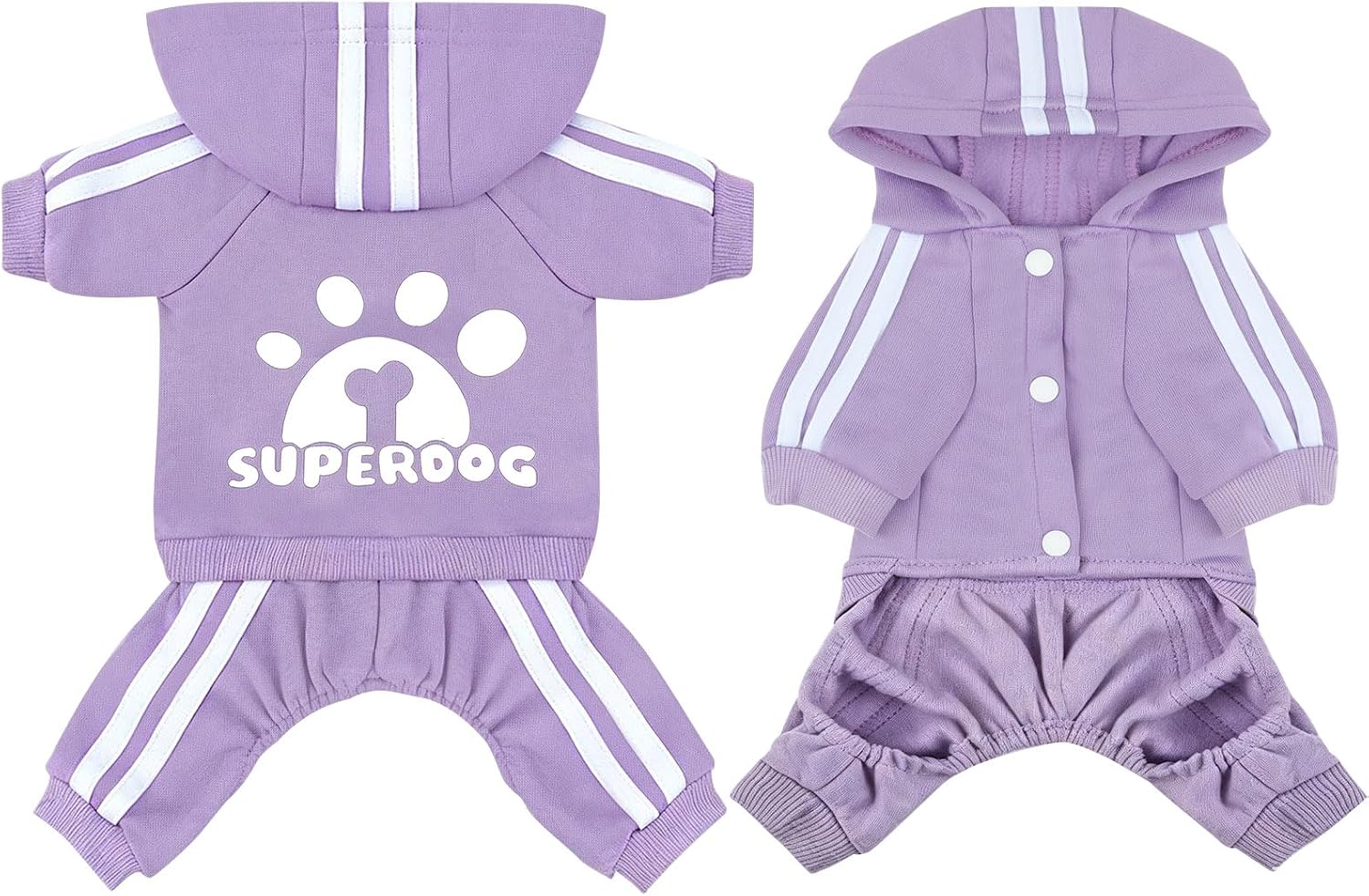 Dog Hoodie 4 Legs Jumpsuit Puppy Clothes Pullover Sweatshirt Pet Coat