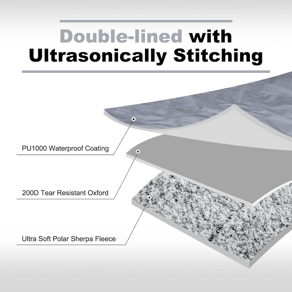 Sherpa Waterproof Outdoor Blanket 80" X 58"