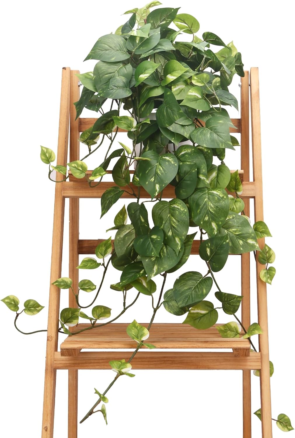 CEWOR Artificial Plants Fake Pothos with Plastic Pot Artificial Potted Plant for Home Office Bedroom Indoor Outdoor Decor 1 Pack