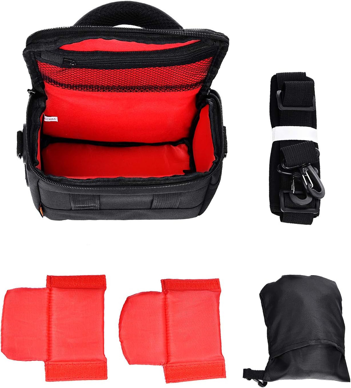 Waterproof Crossbody Camera Bag for Canon Nikon Sony DSLR Mirrorless Camera
