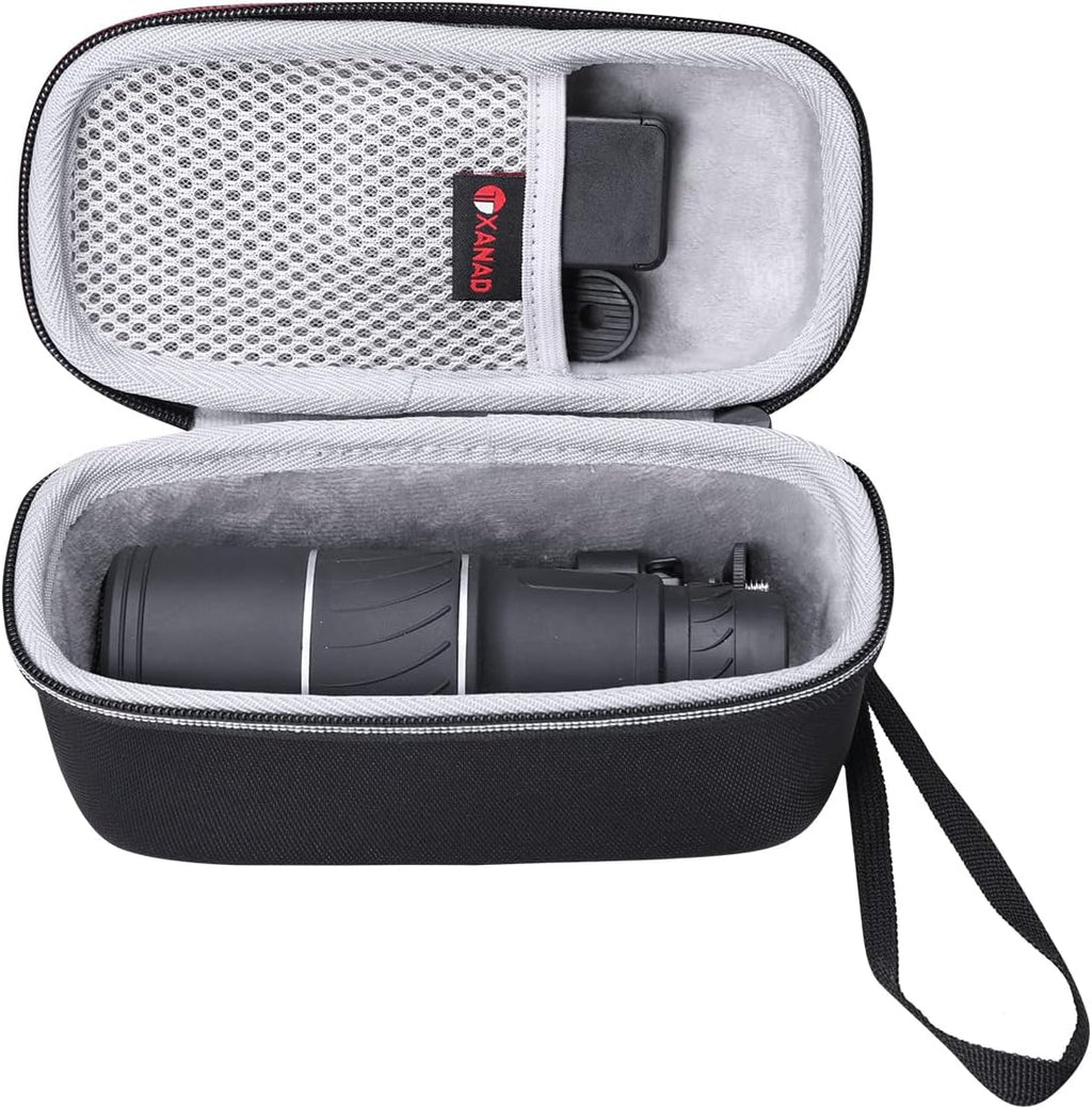 XANAD Monocular EVA Hard Case for Telescope Within Size 7.9 x 3.7 x 3.8 Inches - Travel Protective Carrying Storage Bag (Sale Case Only)