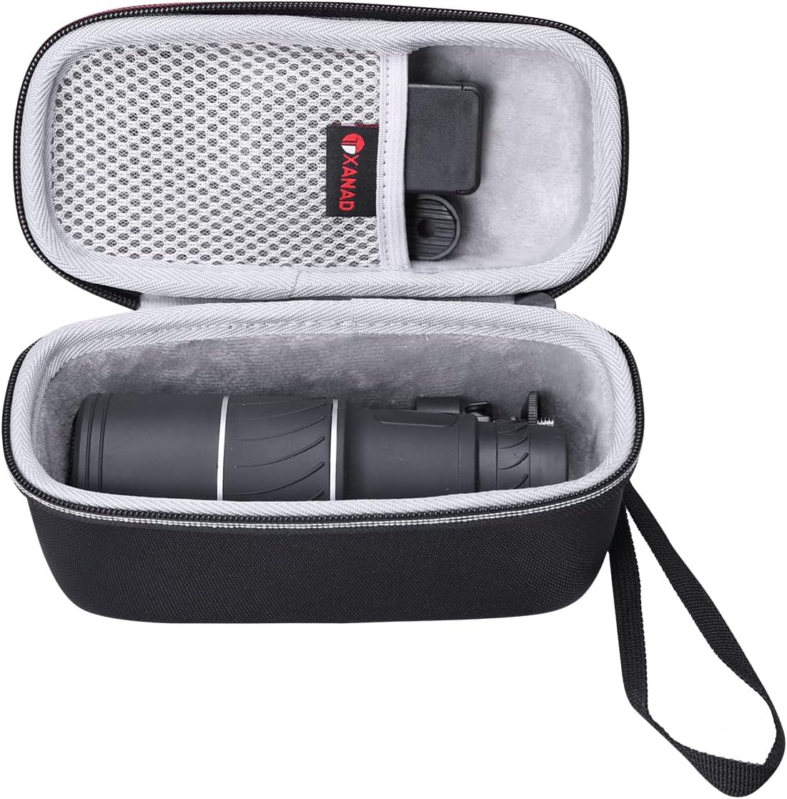XANAD Monocular EVA Hard Case for Telescope Within Size 7.9 x 3.7 x 3.8 Inches - Travel Protective Carrying Storage Bag (Sale Case Only)