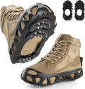 Ice Cleats for Shoes and Boots with 30 Spikes Anti Slip Snow Crampons
