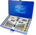Tap and Die Set 40 PCS Alloy Steels Cutting External and Internal Threads SAE Inch Size for Create New Threads or Repair Damaged Threads
