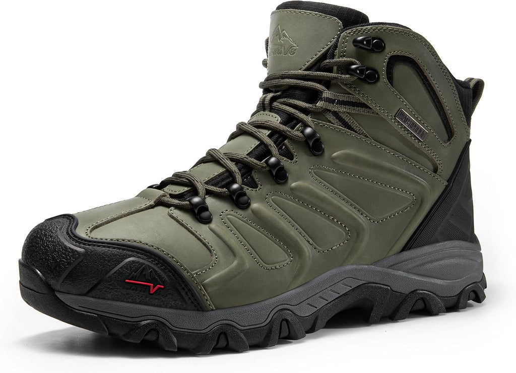 NORTIV 8 Men's Ankle High Waterproof Hiking Boots