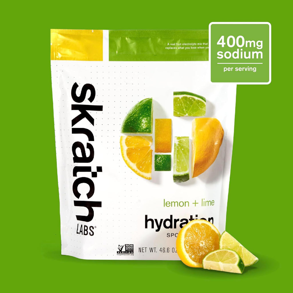 Skratch Labs Hydration Sports Drink Mix, Lemon Lime, 60 Servings