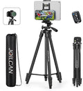 JOILCAN 67" Camera Tripod, Phone Tripod for iPad with Remote Carry Bag