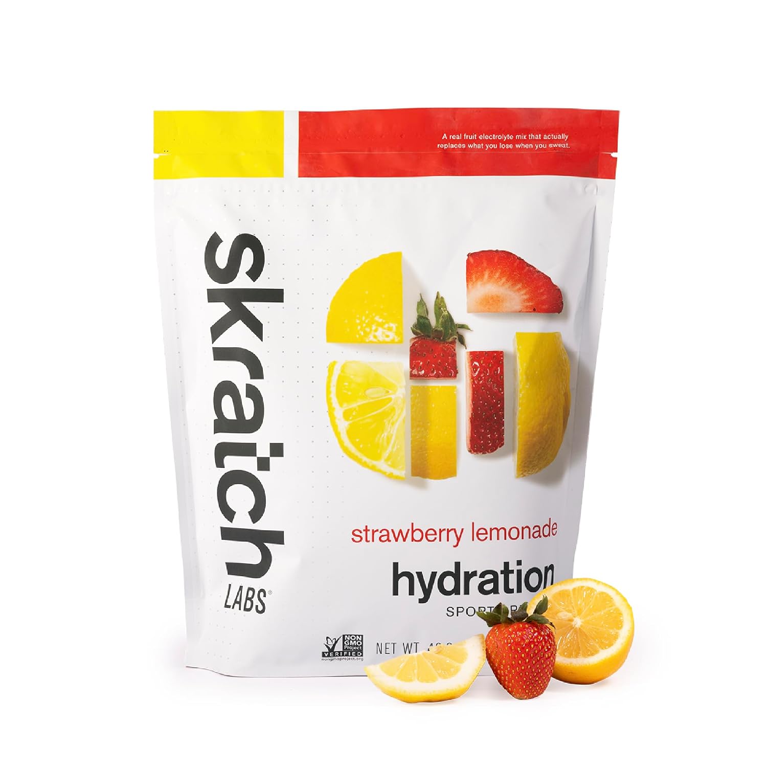 Skratch Labs Hydration Sports Drink Mix, Strawberry Lemonade, 60 Servings