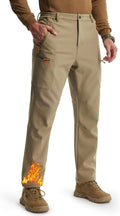 Libin Men's Fleece Lined Hiking Pants Snow Ski Water Resistant
