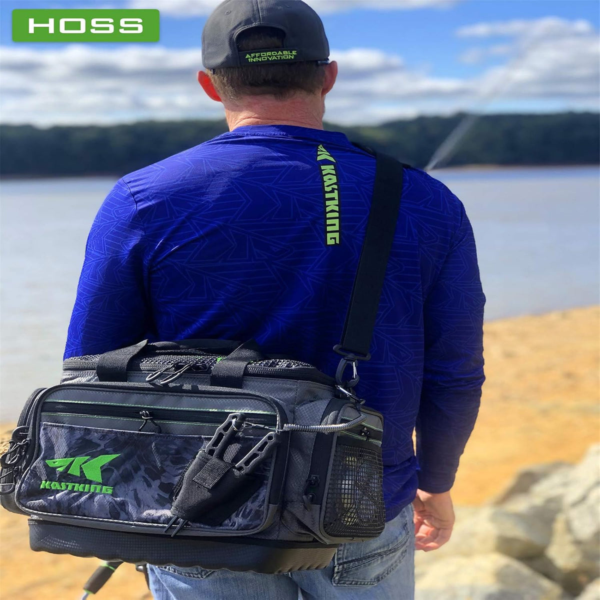 KastKing Bait Boss Tackle Bag, Saltwater Resistant Fishing Bag