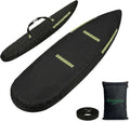 12-14 FT Kayak Cover, Made of 600D Oxford Fabric with a Cotton Lining. Features a Full-Coverage Design, Complete with Zippers and Fluorescent Straps.Suitable for Both Indoor and Outdoor Storage