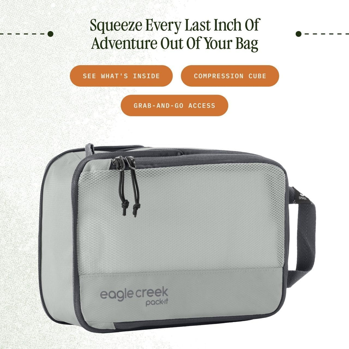 Eagle Creek Pack-It Specter Compression Packing Cubes - Durable, Ultra-Lightweight and Water-Resistant Ripstop Fabric Suitcase Organizer Bags for Clothing and Gear