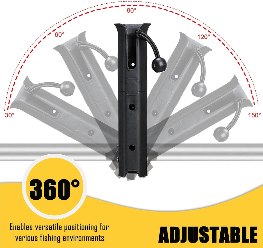 Bike Fishing Rod Holder for Bike Rack with Pole Mount Clamp