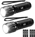 Lepro Lighting Ever LED Flashlight, High Lumens Waterproof Adjustable Focus