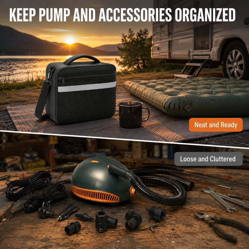 Paddle Board Pump Bag, Carrying Case for Electric SUP Air Pumps