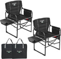 SUNNYFEEL Oversized Directors Camping Chair for Adults with Side Table