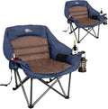 2 Pack Oversized Camping Chairs for Adults Heavy Duty Outdoor Camp Chair