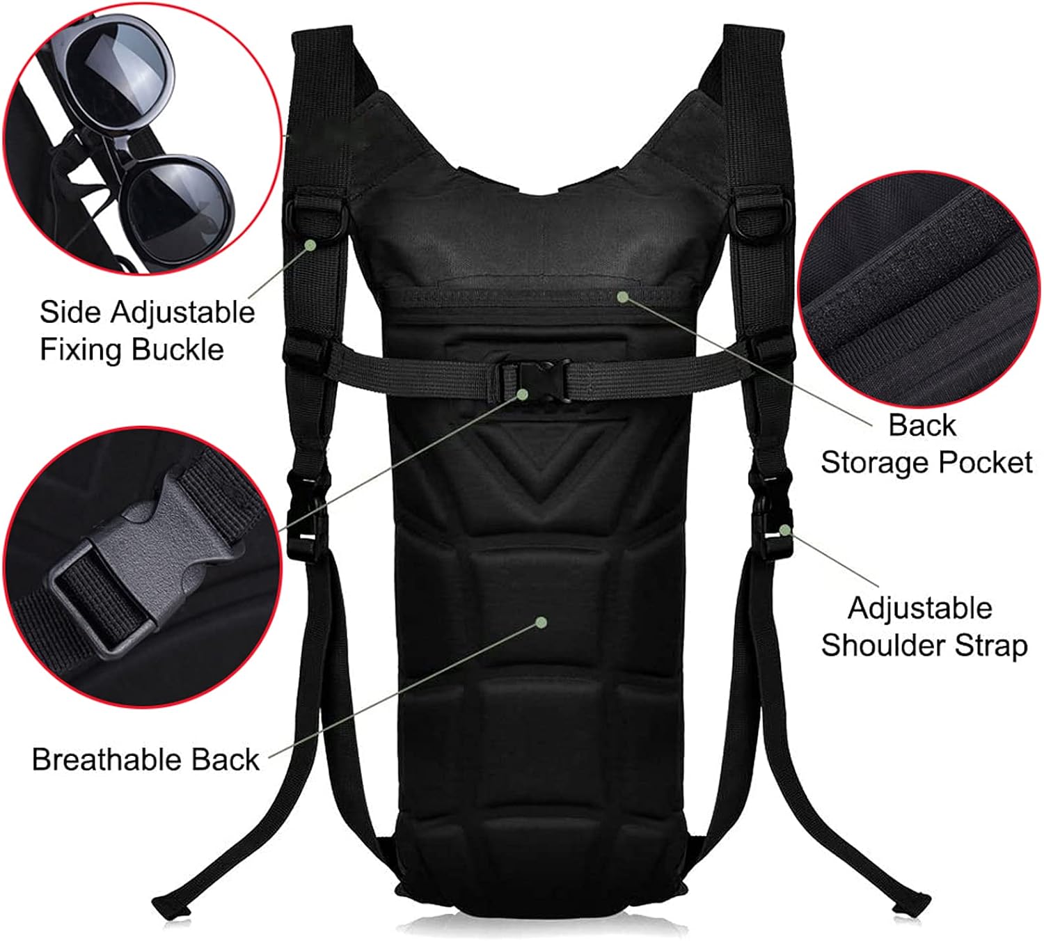 Water Backpack Hydration Backpack with Bladder Lightweight & Waterproof Hydration Pack for Hiking, Cycling, Running,Climbing Outdoorer ,Gift for dad