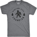 Crazy Dog T-Shirts Hide and Seek Champion Funny Bigfoot Graphic Tee