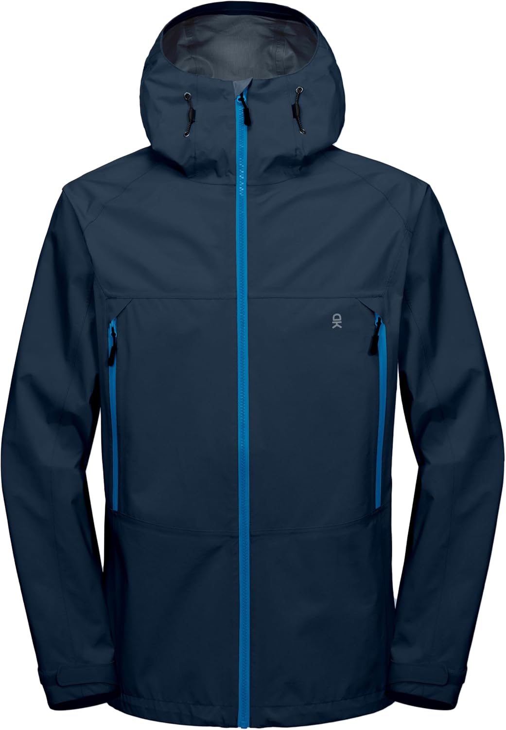 Little Donkey Andy Men's High-performance 3L Hard Shell Waterproof Rain Jacket Breathable Rain Gear for Hiking,Travelling
