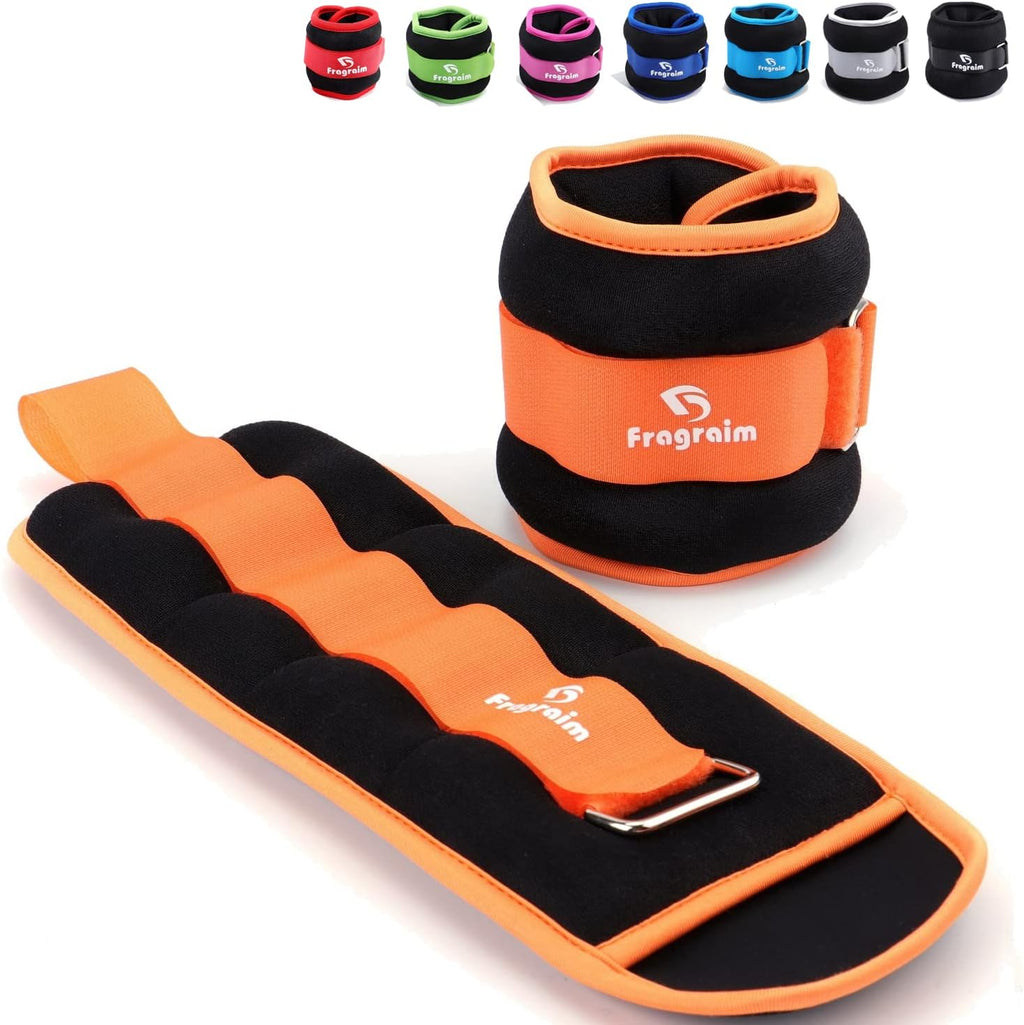 Ankle Weights for Women and Men - 1/2/3/4/6/8/10/12/15/20 LB Pair Options