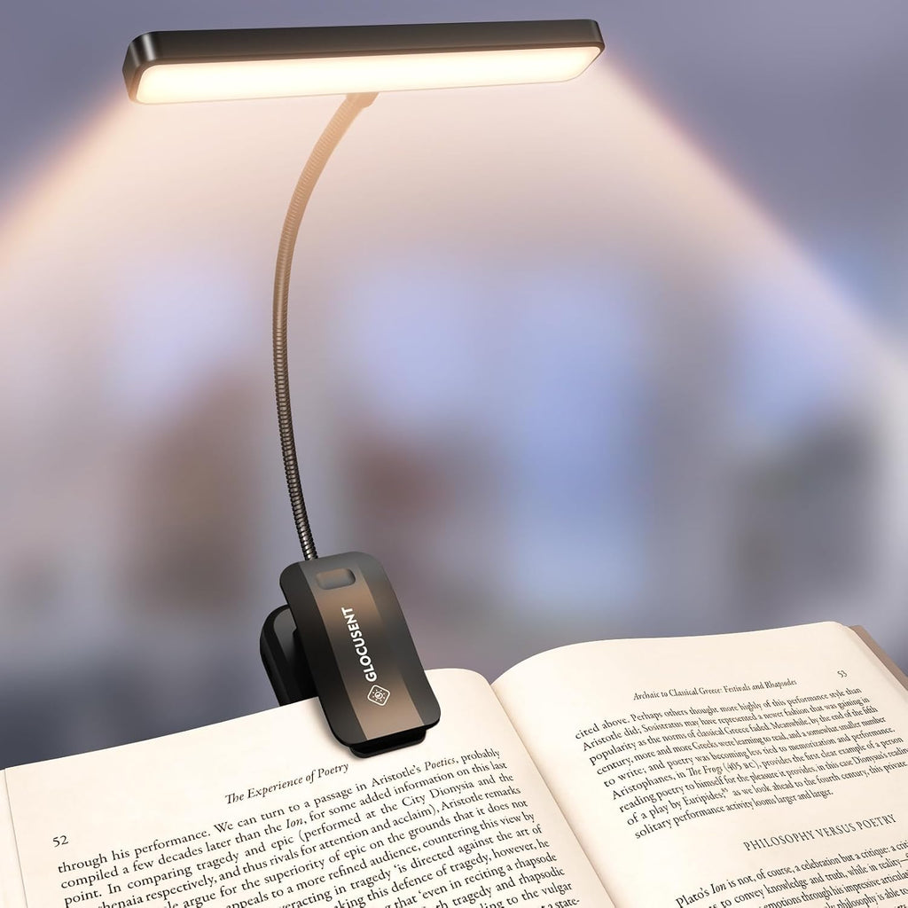 Glocusent 26 LED Reading Lights for Books in Bed, Ideal Gifts for Reader