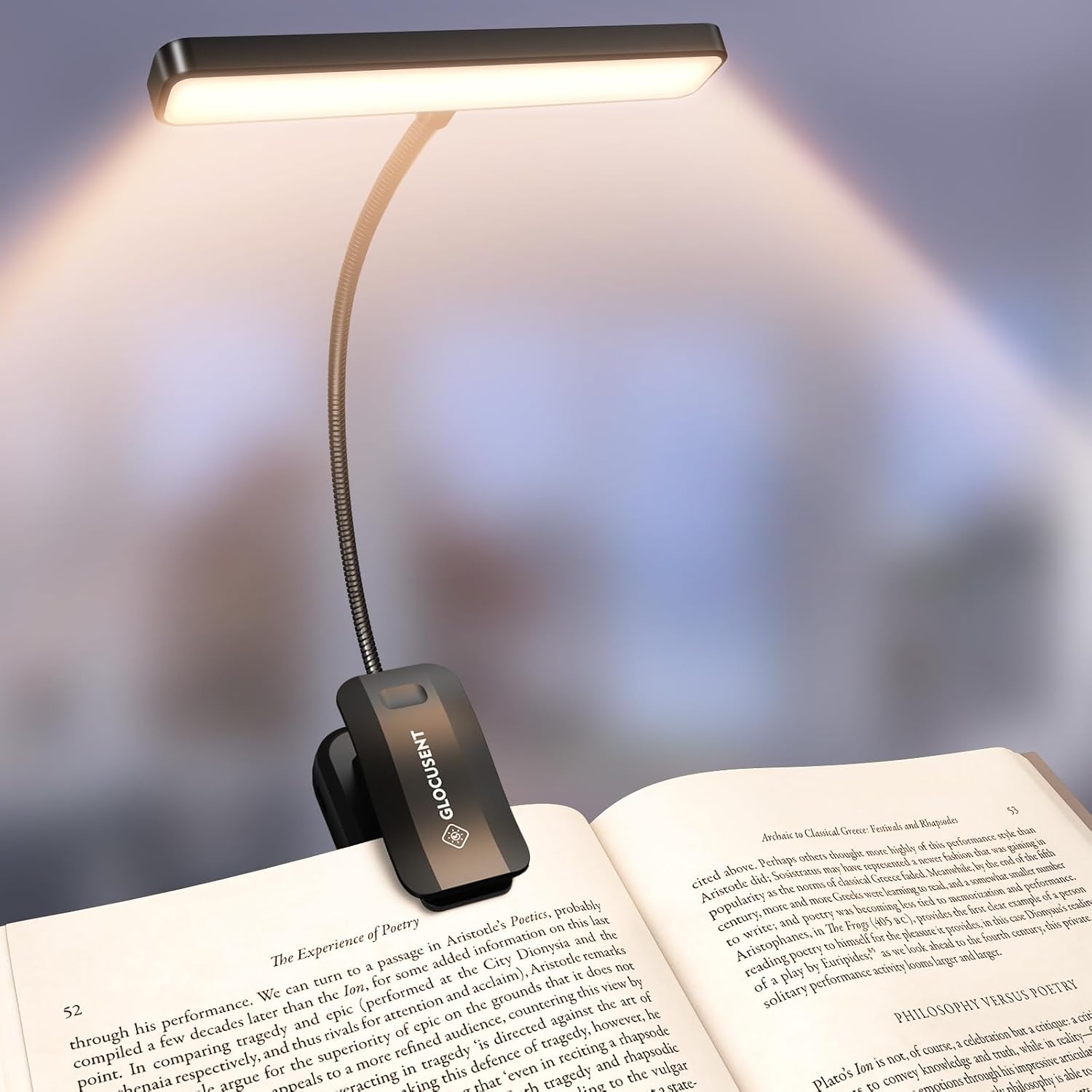 Glocusent 26 LED Reading Lights for Books in Bed, Ideal Gifts for Reader