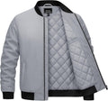 Cotrasen Men's Bomber Jacket Fall Winter Windbreaker Warm Quilted Coats