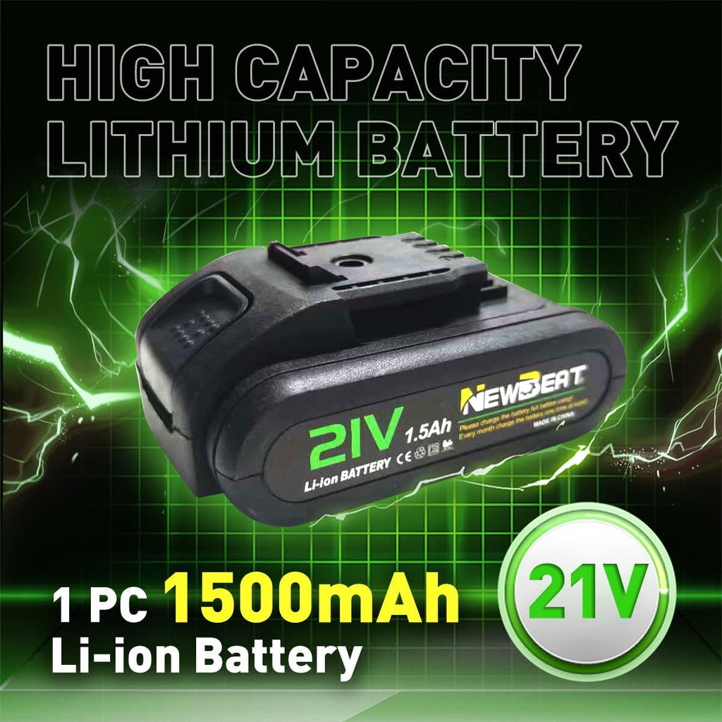Power Drill Set - 21V MAX Power Drill Driver, Electric Cordless Drill with Battery and Charger, 3/8" Keyless Chuck, 2 Variable Speed, 25+1 Torque Setting Power Tools for Home and DIY Project