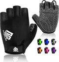 Bike Gloves Cycling Gloves Biking Gloves Bicycle Gloves for Men Women with Anti-Slip Shock-Absorbing Pad,Light Weight Half Finger Gloves for Cycling Workout Training Outdoor
