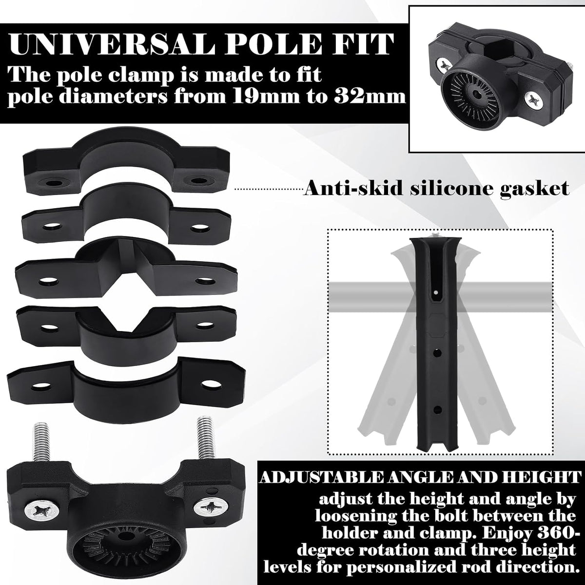 Seenelling Fishing Rod Holder for Bike
