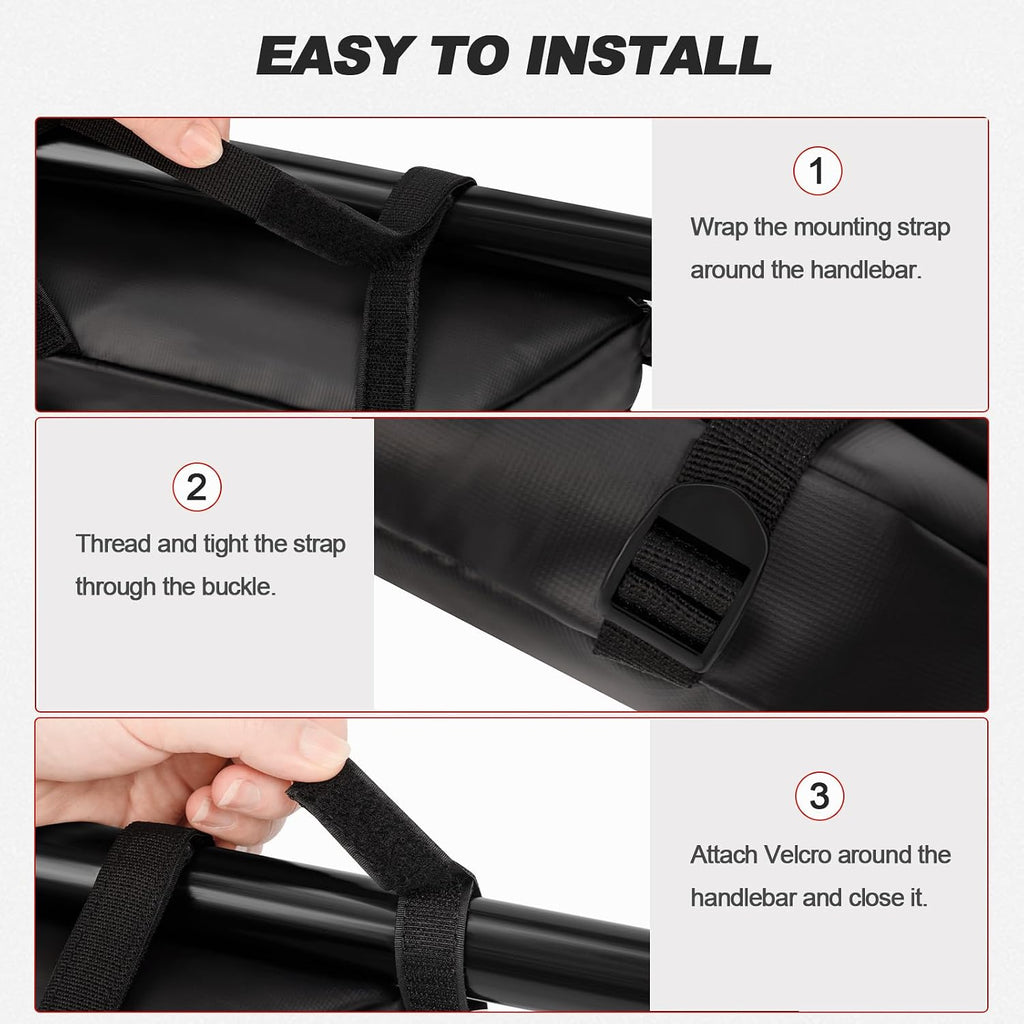 Nilkatss Waterproof Dirt Bike Handlebar Tool Bag Fits Sur Ron & Talaria