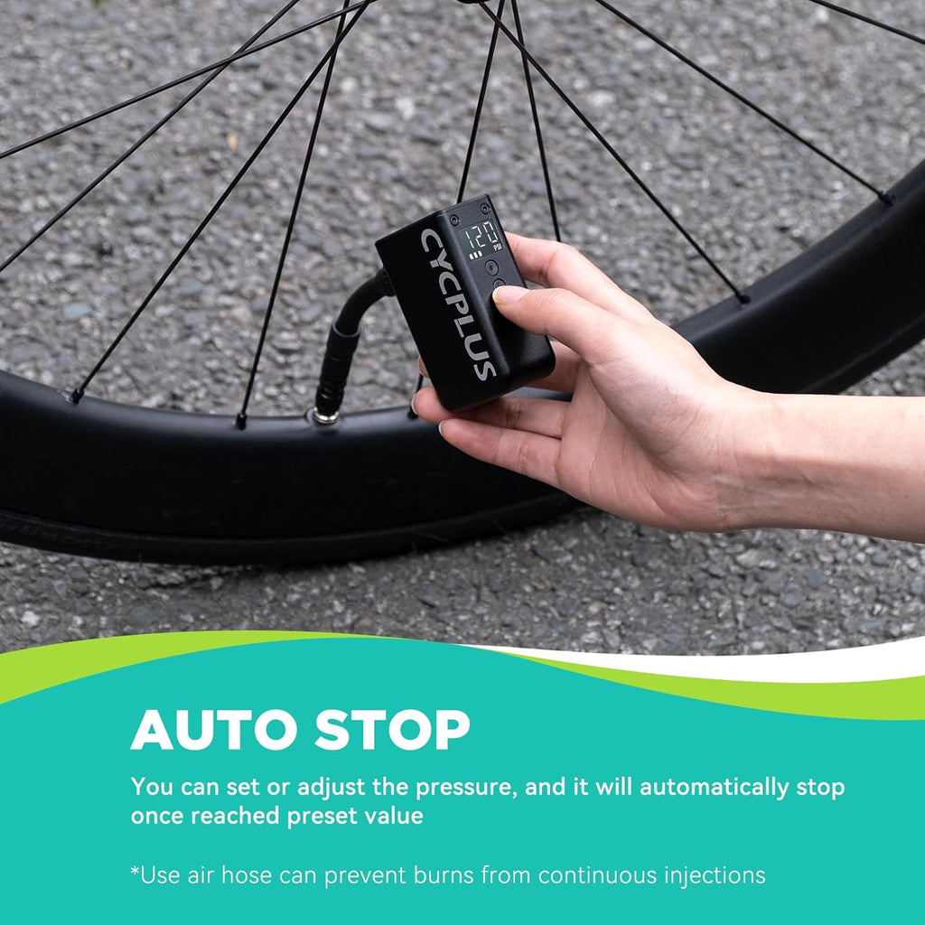CYCPLUS Bike Pump AS2PRO + GPS Bike Computer M2